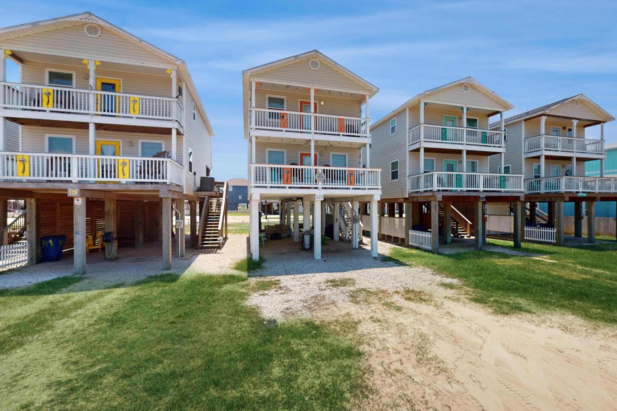 Twin Palms Villa Surfside Beach Bagian luar foto