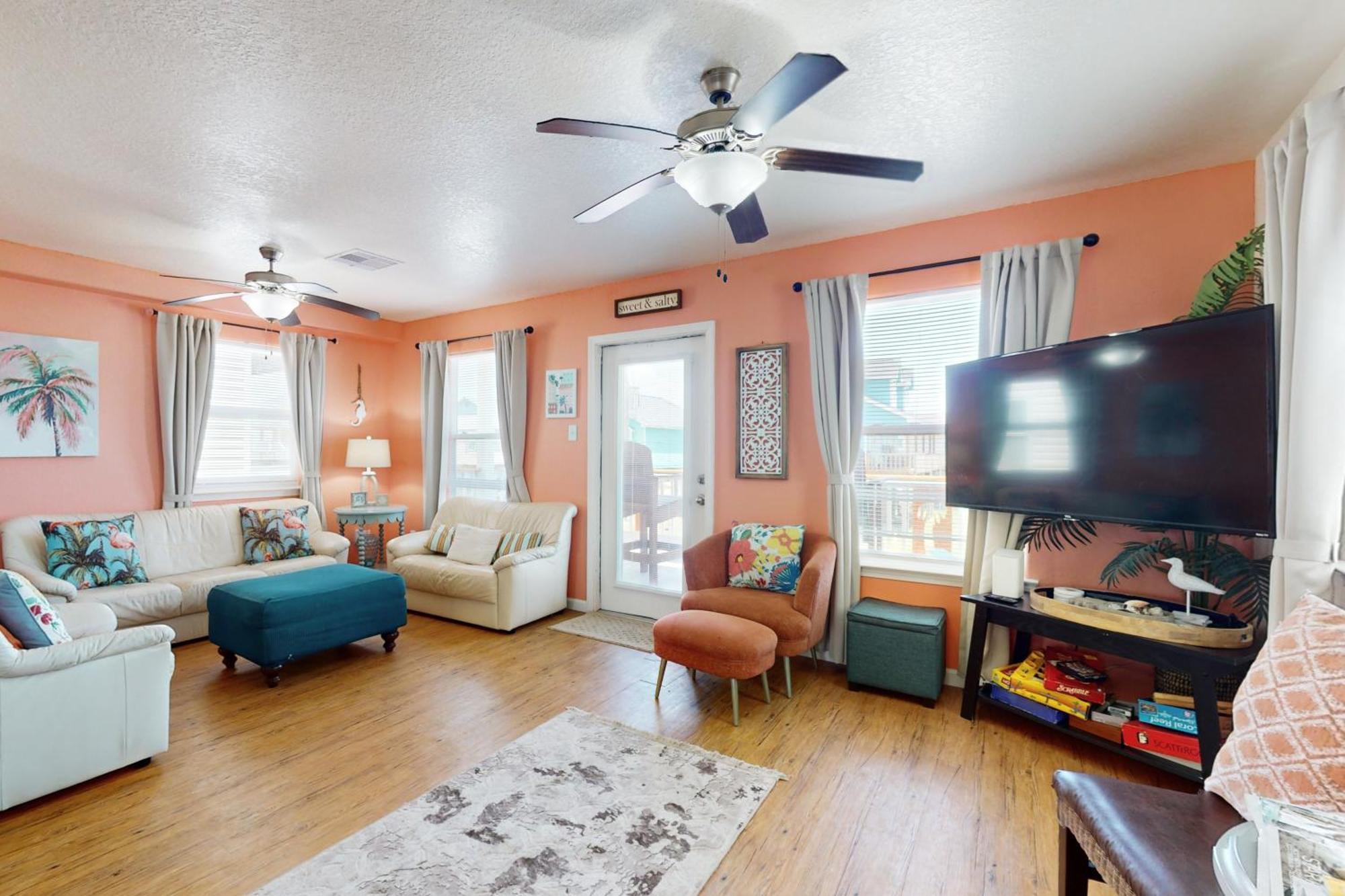 Twin Palms Villa Surfside Beach Bagian luar foto